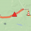 <span style="font-weight:bold;">UPDATE:</span> Hwy 97 opened after vehicle incident near Falkland