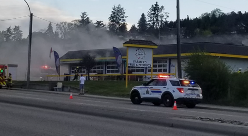 Fire at OKGN Market not criminal, Lake Country RCMP says
