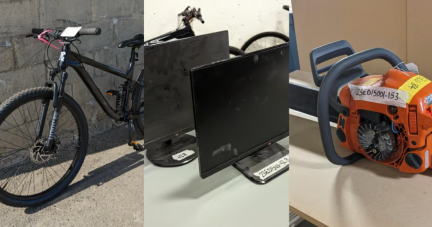 <who> Photo Credit: City of Kamloops </who> Auction items from previous years.