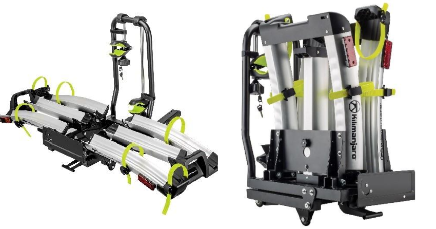 <who> Photo Credit: Health Canada </who> The recall says the product is black with yellow accent colours with gray aluminum carrying platforms.