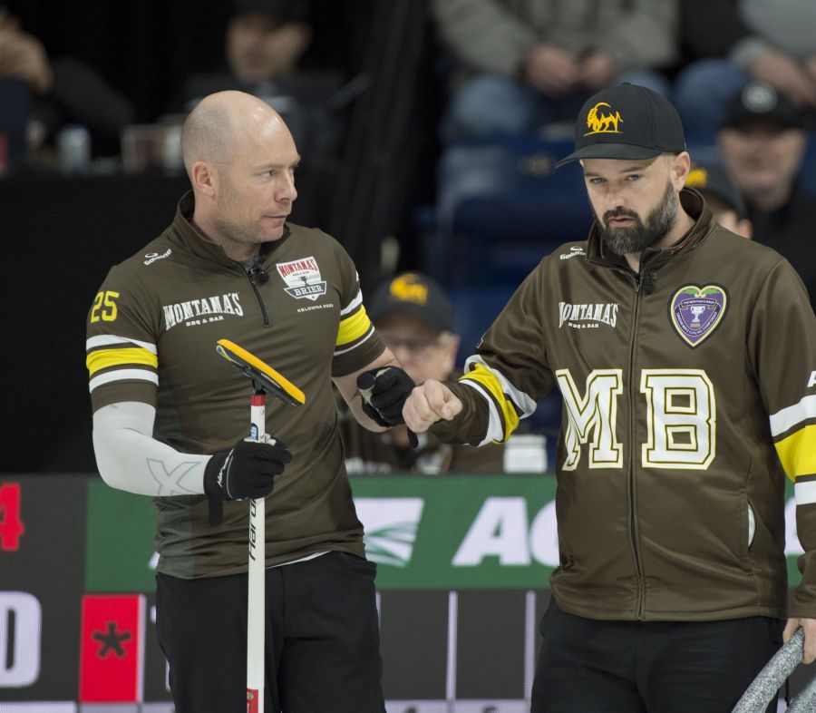<who>Photo Credit: Curling Canada/Michael Burns</who>Reid Carruthers' Manitoba rink has a bye on Thursday, which means they'll have to sit and watch their playoff fate play out.