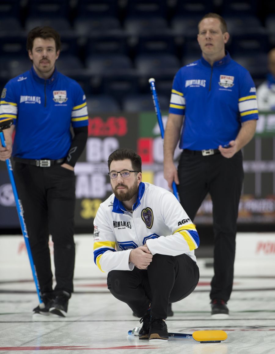 <who>Photo Credit: Curling Canada/Michael Burns</who>Camerong de Jong and Team BC will try to give the home fans something to cheer about as they search for their first Brier win against Nunavut on Tuesday.