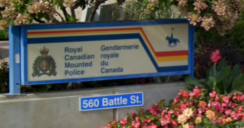 <who> Photo Credit: Google maps </who> The Kamloops RCMP detachment.