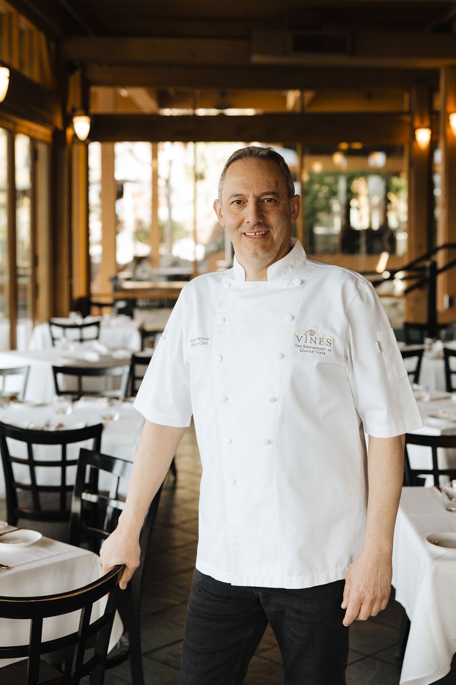 </who>Old Vines Restaurant executive chef Roger Sleiman.