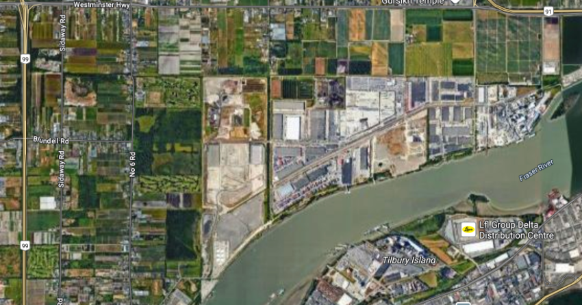 </who>Photo credit: Google Maps</who>The section of Richmond covered by the Cowichan Tribes claim.