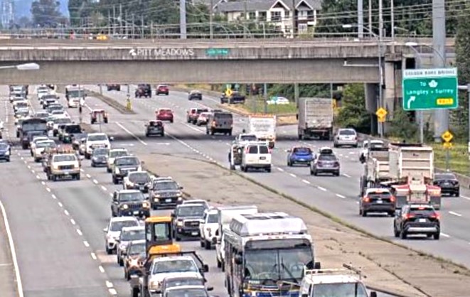 <who>Photo credit: DriveBC</who>The BC Day long weekend is the busiest weekend of the year on highways in the province.