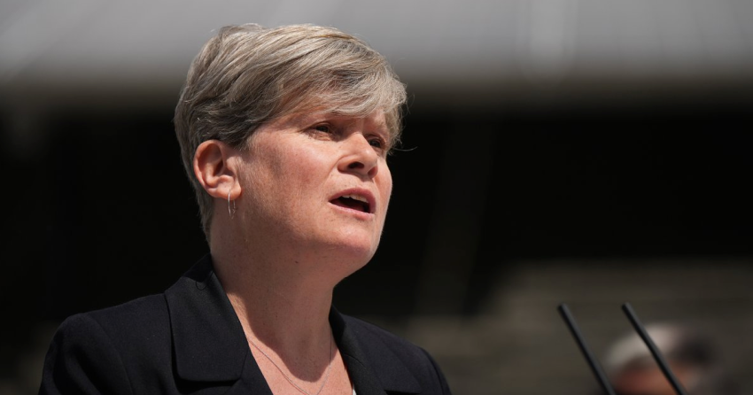 <who> Photo credit: Canadian Press </who> Josie Osborne.