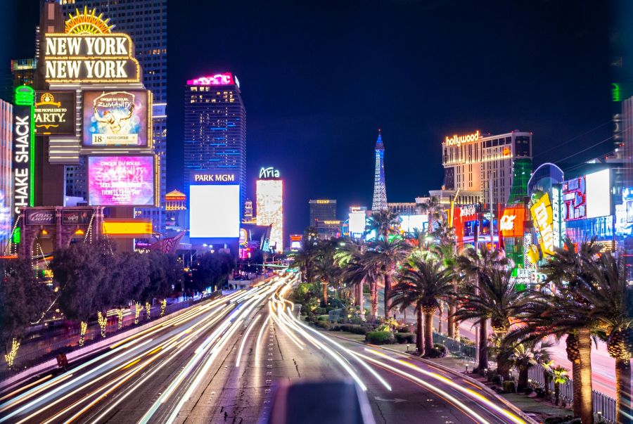 <who>Photo credit: David Vines on Unsplash</who>Vegas says another reason Canadians should visit is to take in the Formula 1 Las Vegas Grand Prix car races Nov. 20-22.