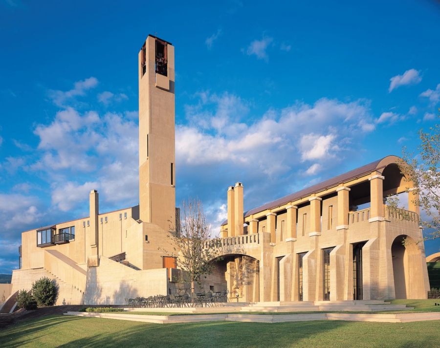 </who>More Mission Hill beauty -- the bell tower and loggia.