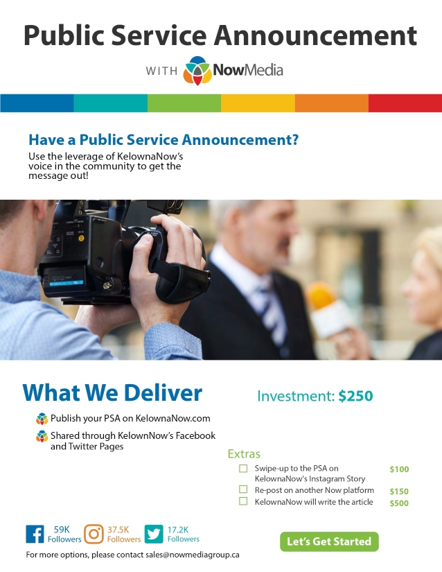 NowMedia Group public service announcement package