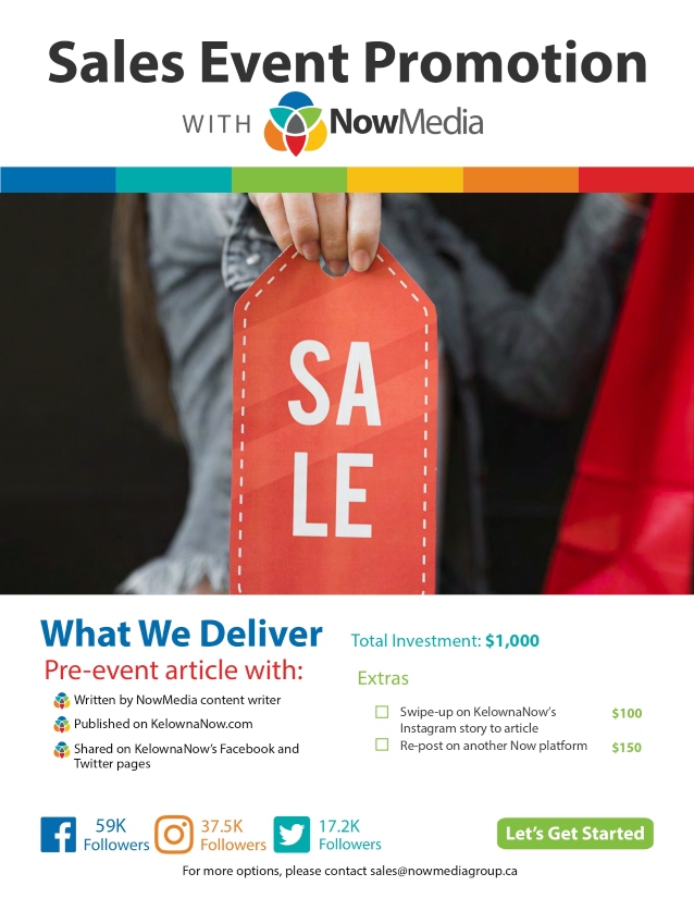 NowMedia Group sales event promotion