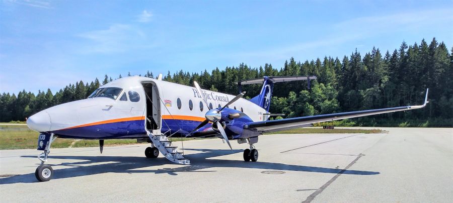 </who>Pacific Coastal Airlines will use 19-seat Beechcraft 1900 turbo-prop planes to fly between Kelowna and Nanaimo.