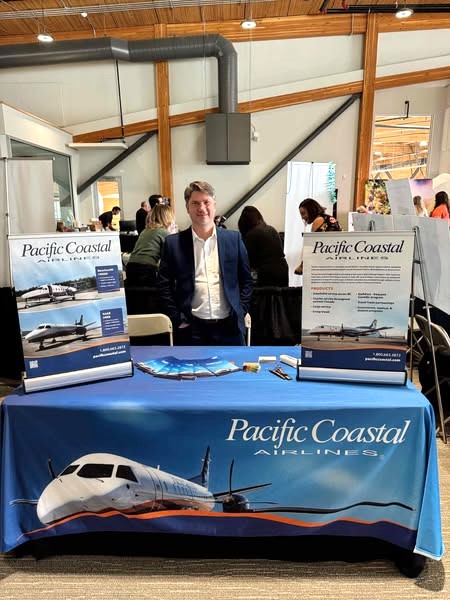 </who>Pacific Coastal Airlines will be at the travel show.