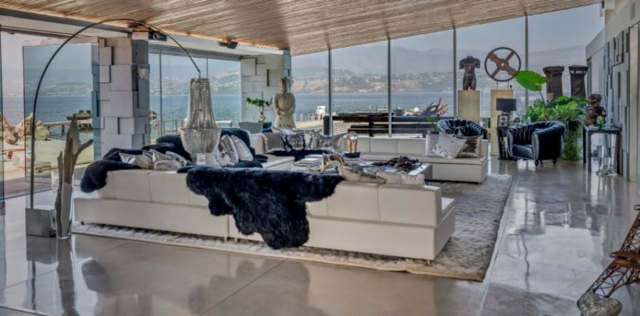 </who> One of the living rooms.