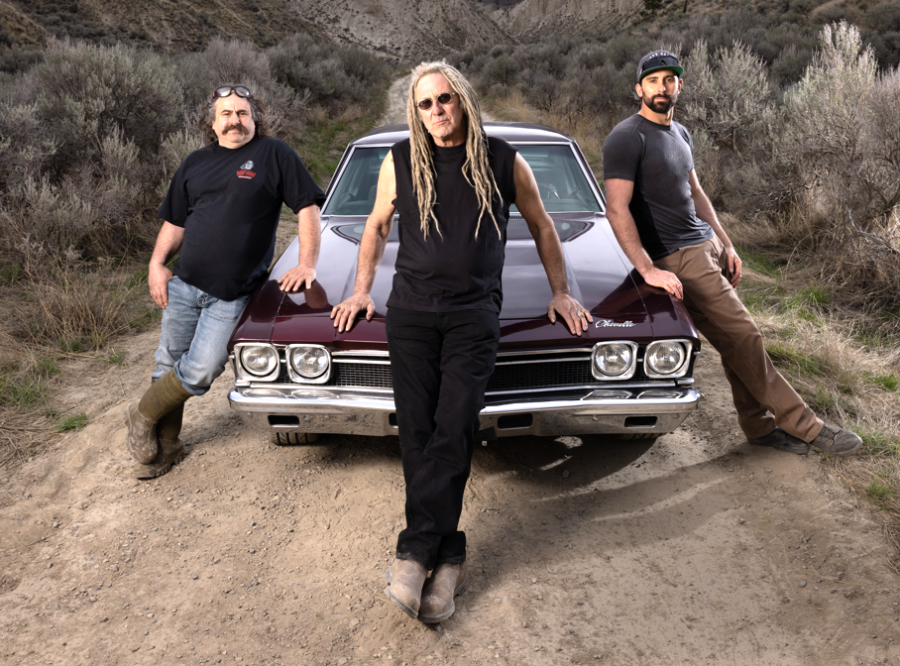 <who>Photo credit: History Channel</who>Avery Shoaf, left, Mike Hall and his son, Connor Hall, are the stars of the hit reality TV show Rust Valley Restorers, which will have its season 5 premiere tonight at 9 pm on the History Channel.