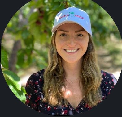 <who>Photo credit: World Fresh Exports</who>Sarah Bistritz is the global sales and operations manager at World Fresh Exports, which is headquartered in Hong Kong and has offices in Lake Country, Oroville and Beijing.