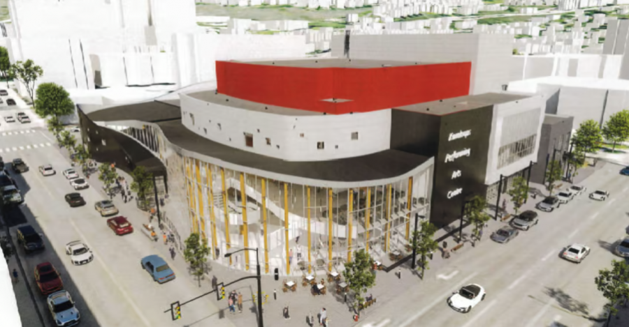 <who> Photo Credit: City of Kamloops </who> A rendering of the future Kamloops Centre for the Arts.