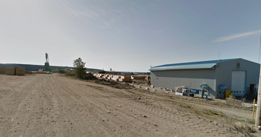 <who> Photo Credit: Google </who> Canfor’s Polar sawmill in Bear Lake.