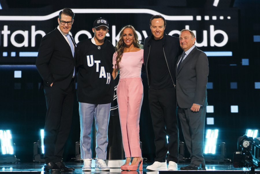 <who> Photo Credit: Getty Images</who> Tij Iginla was among the five WHL players to be selected in the first round of the 2024 NHL Draft.