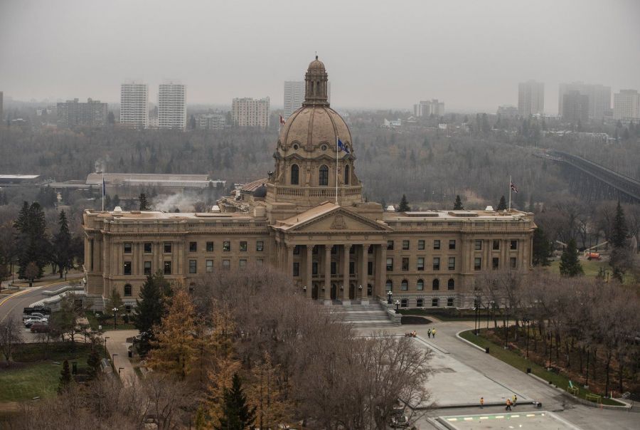 <who>Photo Credit: Canadian Press</who>The Alberta Legislature is seen in Edmonton on Thursday, Oct. 31, 2024.