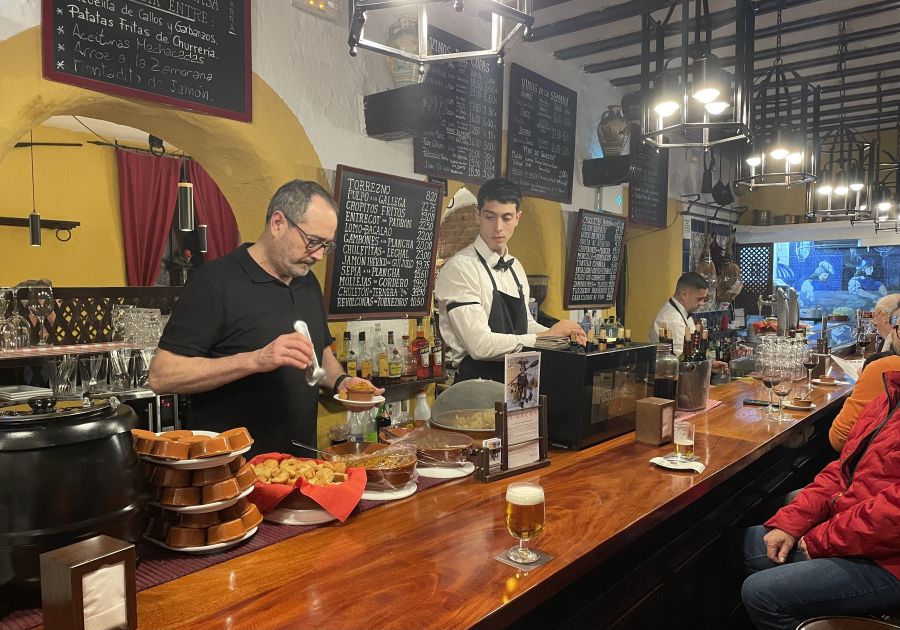 <who>Photo credit: Steve MacNaull/NowMedia Group</who>The bar at El Lacon.