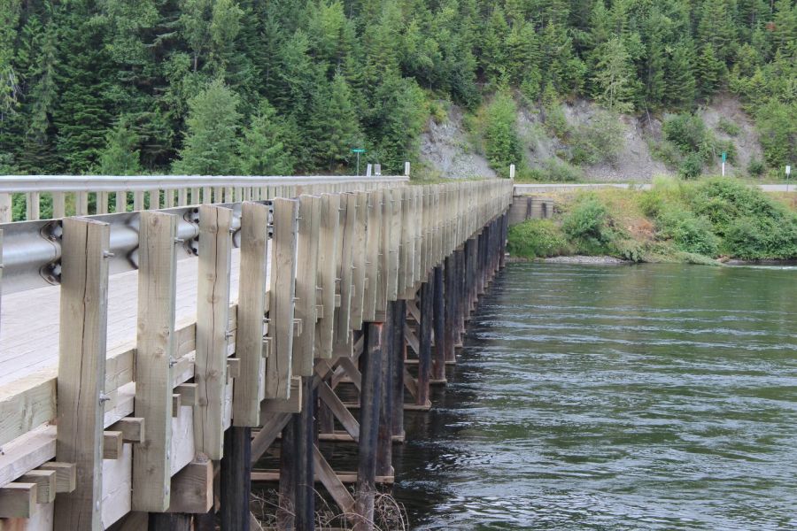 <who> Photo Credit: Province of British Columbia / Flickr</who>The Quesnel River is pictured near the town of Likely, BC. The river was one of several bodies of water impacted by the Mount Polley tailings leak, one of BC's largest environmental disasters from mining.