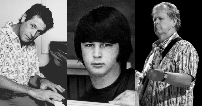 <who>Photo Credit: Wikipedia</who>Brian Wilson in (L to R) 1990, 1966 and 2012.