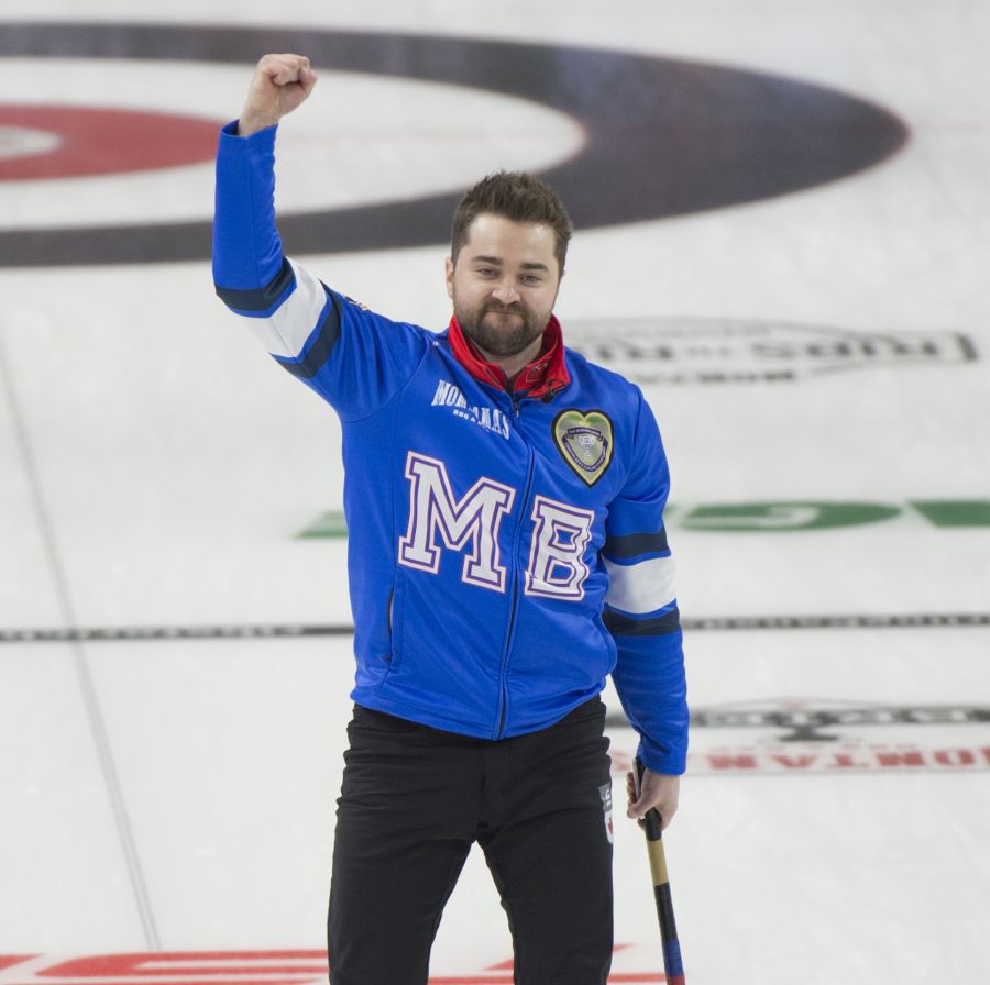 <who>Photo Credit: Curling Canada/Michael Burns</who>Matt Dunstone is one win away from his second Brier final.