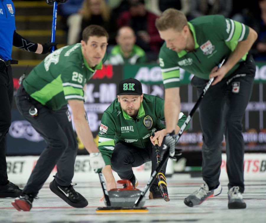 <who>Photo Credit: Curling Canada/Michael Burns</who>Mike McEwen has now lost two straight after starting the Brier 7-0 and he'll need to go a perfect 4-0 the rest of the way if he wants to lift the trophy on Sunday.