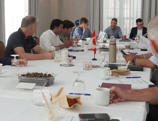 <who>Photo credit: Taleeb Noormohamed Instagram</who>20 Liberal MPs met at Kelowna's Delta Grand hotel on Monday and Tuesday as part of the Pacific Caucus summer retreat.