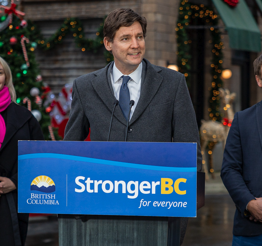 <who> Photo credit: BC Government </who> David Eby yesterday.