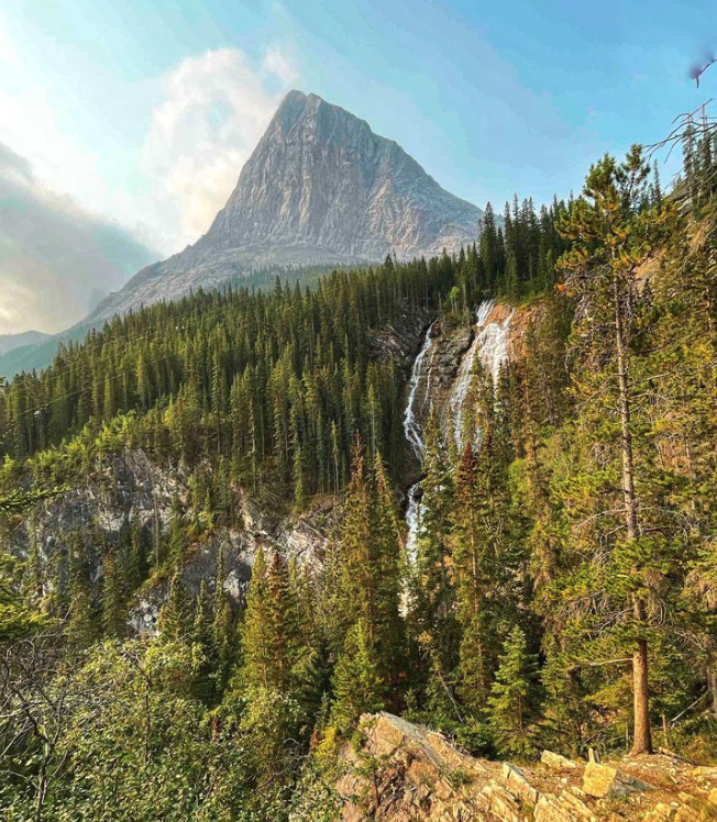 <who> Photo credit: Alberta Parks </who> A file image showing the Albertan Rockies.