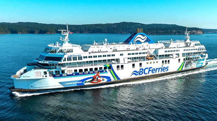 <who>Photo credit: BC Ferries</who>It's also the busiest weekend of the year on BC Ferries.