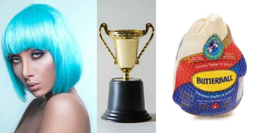 <who>Photos by Ali Pazani, Giorgio Trovato and David Clode on Unsplash</who>A blue wig, trophy and frozen turkey were three of the quirky items to be left behind in Ubers in Canada over the past year.