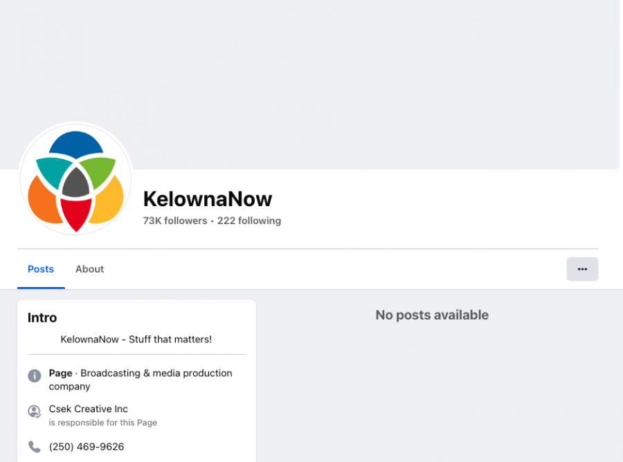 <who> Photo credit: Facebook/NowMedia </who> NowMedia, like other news outlets, remains blocked on Facebook.