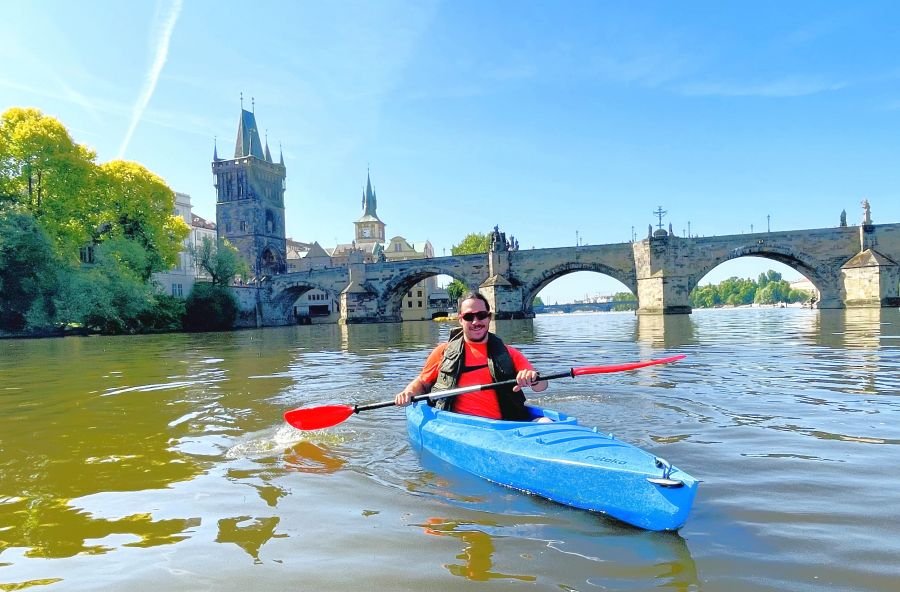 </who>Prague on Kayak guide and co-owner Vaclav Herodes.