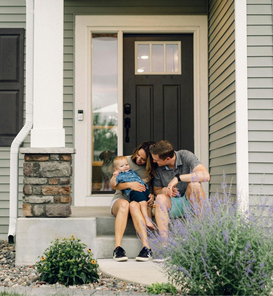 <who>Photo credit: Jennifer Kalenberg</who>Families are willing to make sacrifices to own their own home.