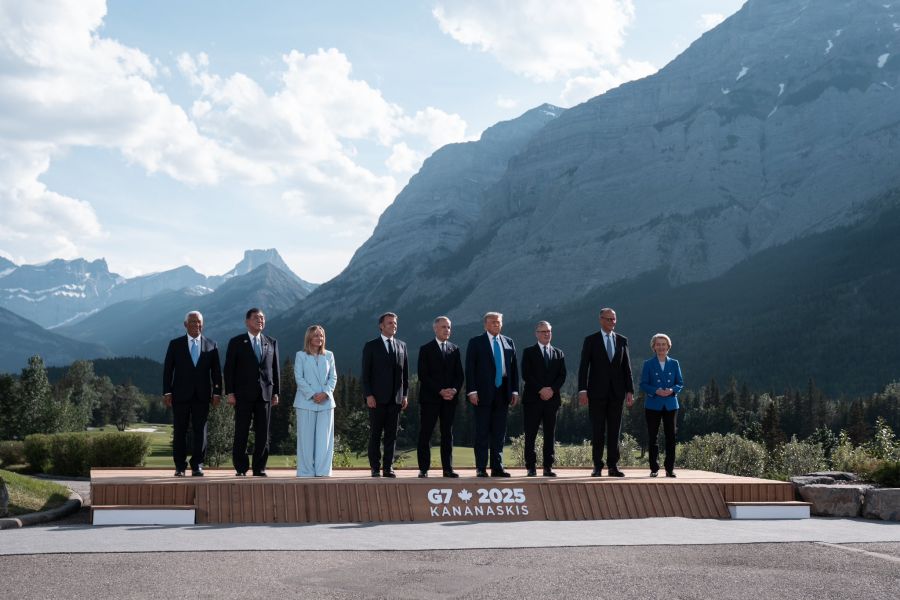 <who>Photo Credit: Mark Carney/X</who>Fighter jets had to intercept a fixed-wing civilian aircraft after it entered a no-fly zone on the day leaders were set to arrive in Kananaskis.