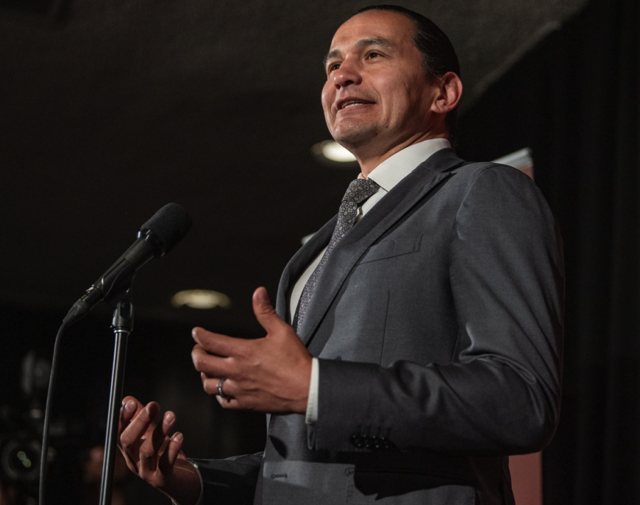 <who> Photo credit: Canadian Press </who> Wab Kinew.