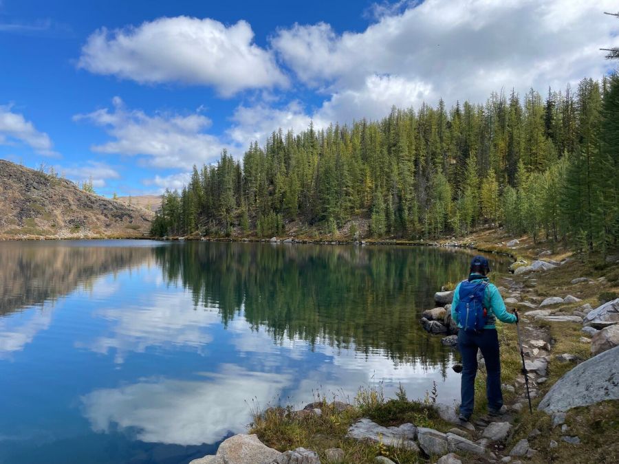 <who>Photo Credit: BC Parks</who>Ladyslipper Lake within Cathedral Park.