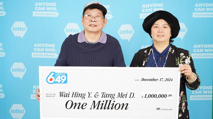 <who>Photo Credit: BCLC</who>Wai Hing Yuen (L) and Tang Mei Deng