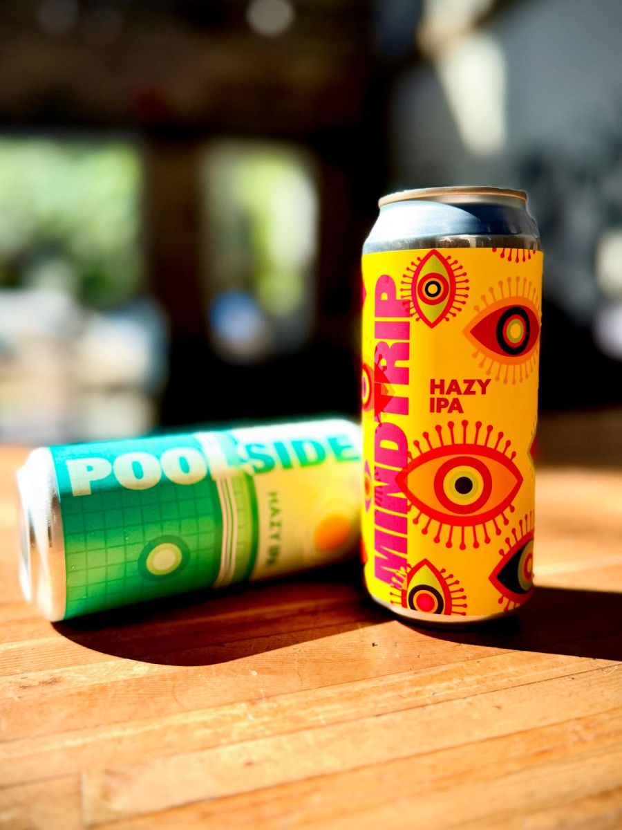 <who>Photo Credit: Main Street Brewing/Facebook</who>The Poolside Hazy IPA and Mindtrip Hazy IPA