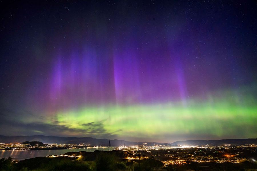 <who>Photo Credit: Roman Bartos Photography</who>Roman Bartos has captured some incredible images of the Northern Lights over Kelowna in recent years.