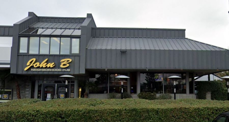 <who>Photo Credit: Google Streetview</who>The John B Pub in Coquitlam.