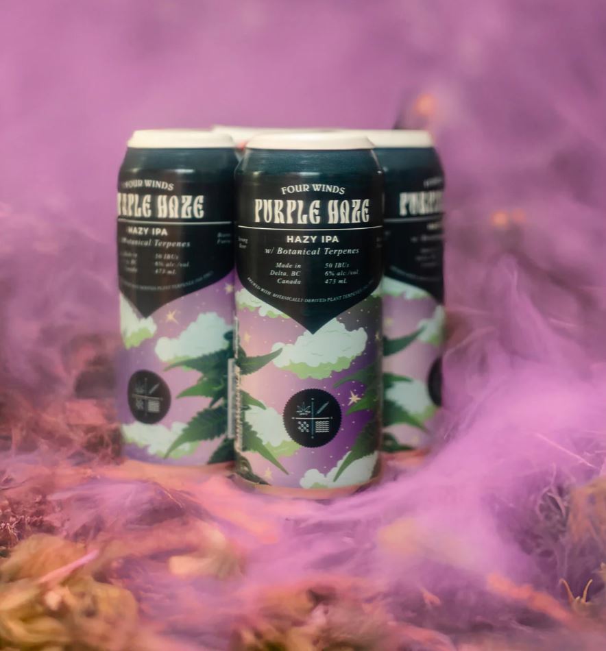 <who>Photo Credit: Four Winds Brewing</who>Four Winds says Purple Haze is like "if Blue Dream got up to dance."