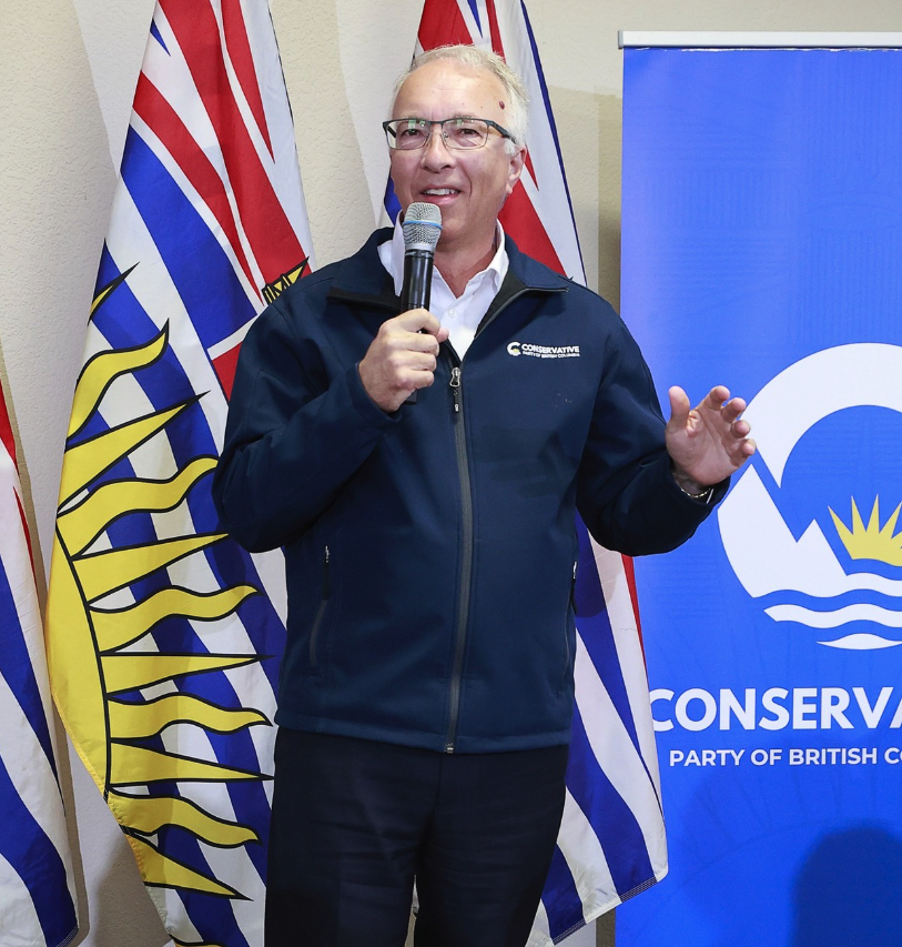 <who> Photo credit: Conservative Party of BC </who> John Rustad.