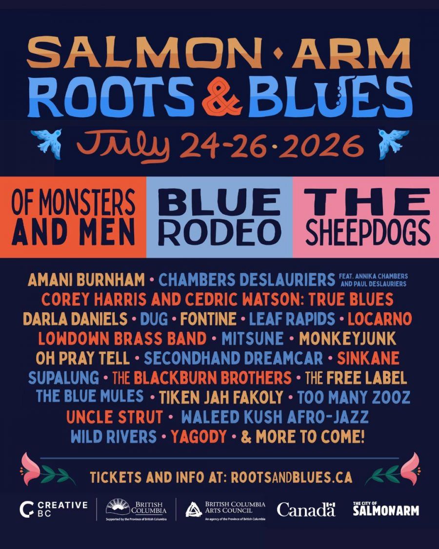<who>Photo Credit: Salmon Arm Roots & Blues Festival/Facebook