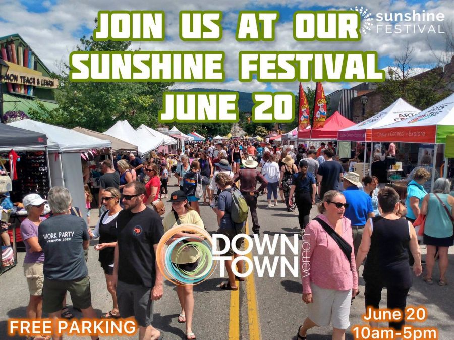 </who>Vernon's Sunshine Festival is Saturday.