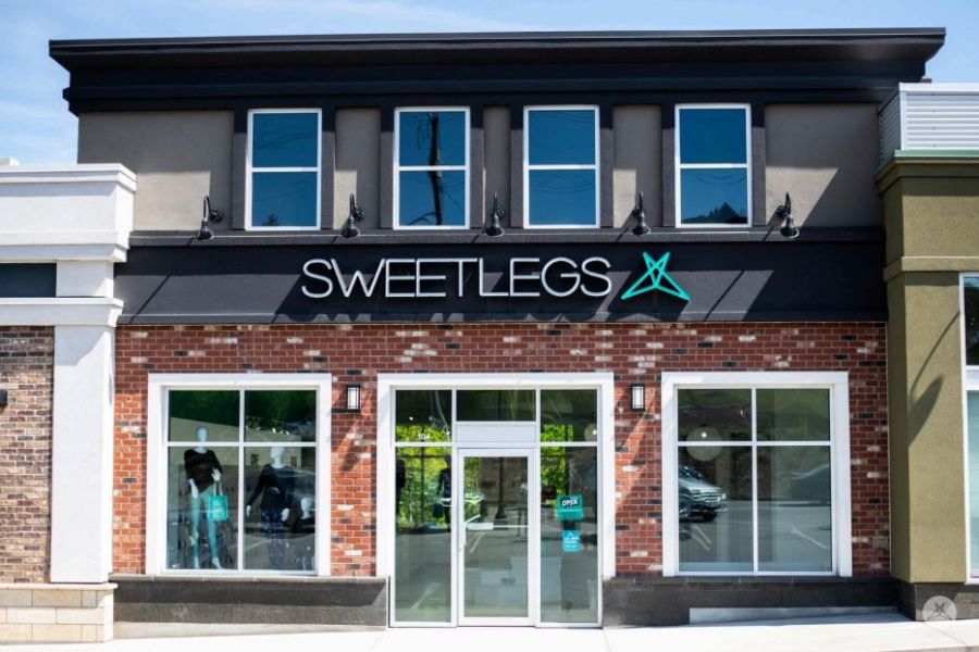 <who>Photo Credit: SweetLegs</who>The SweetLegs flagship store in Lake Country.