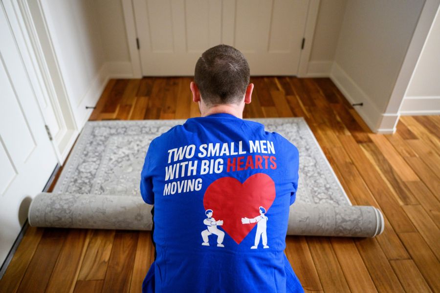 <who>Photo credit: Two Small Men With Big Hearts Moving</who>Two Small Men With Small Hearts Moving offers complete relocation services to wherever you're moving.
